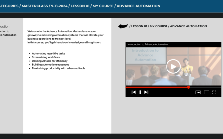 masterclass - mockup for VA site